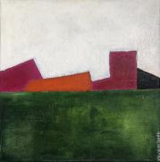 30x30 caisse ame ricaine 100 euros acrylique sur toile